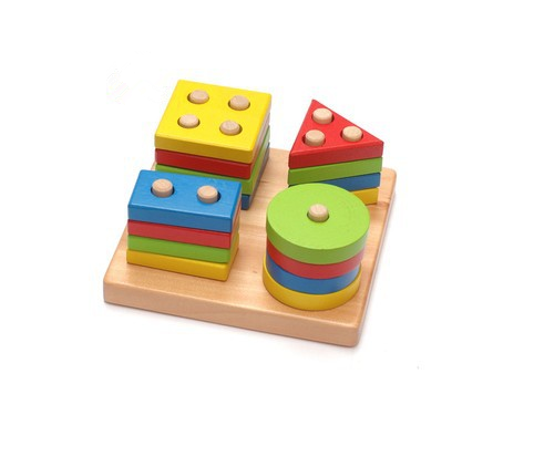 Wooden Shape Sorting Board