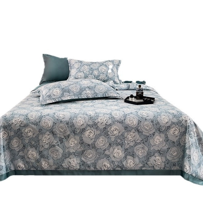Summer Lightweight Silk Air Conditioning Quilt Set (4pcs)